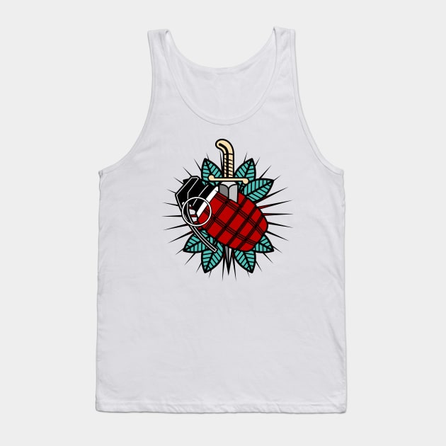 Grenade Tattoo Tank Top by Woah_Jonny